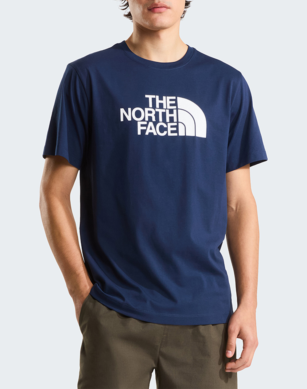 The North Face M Evo Hlf Dme Reg Ss T Ανδρας Ρουχα Μπλουζες T Shirt Navyblue Βαμβακισυνθετικο Nf0A8B6J Nfi85