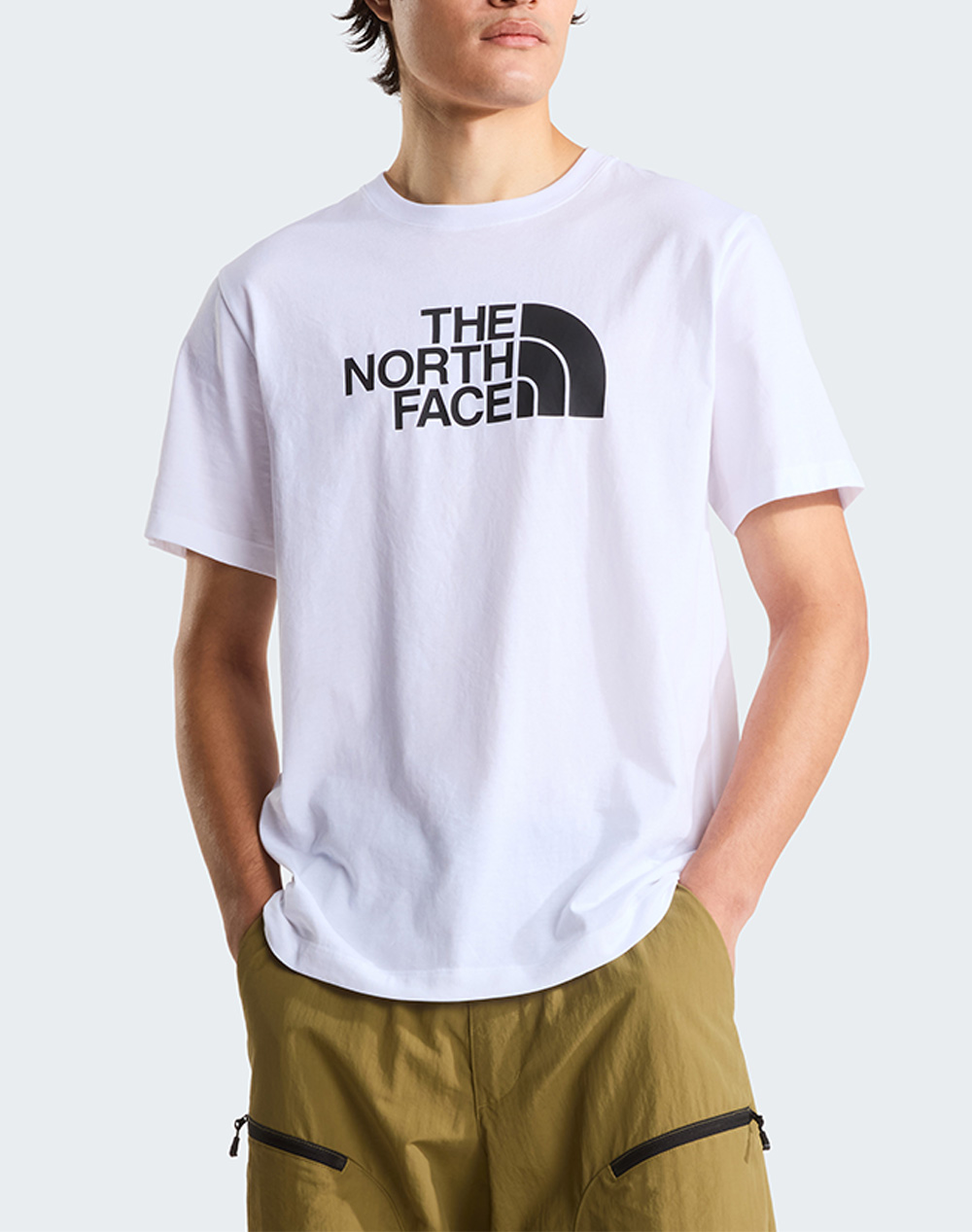 The North Face M Evo Hlf Dme Reg Ss T Ανδρας Ρουχα Μπλουζες T Shirt White Βαμβακισυνθετικο Nf0A8B6J Nfla9