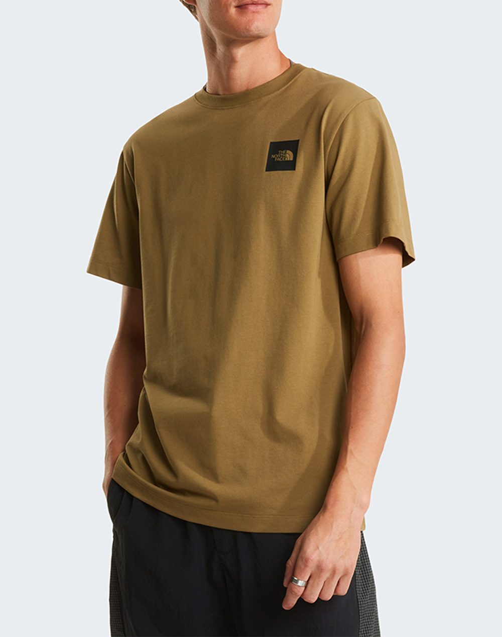 The North Face M Evo Box Hd Rg Ss T Ανδρας Ρουχα Μπλουζες T Shirt Khaki Βαμβακισυνθετικο Nf0A8G9C Nf2El