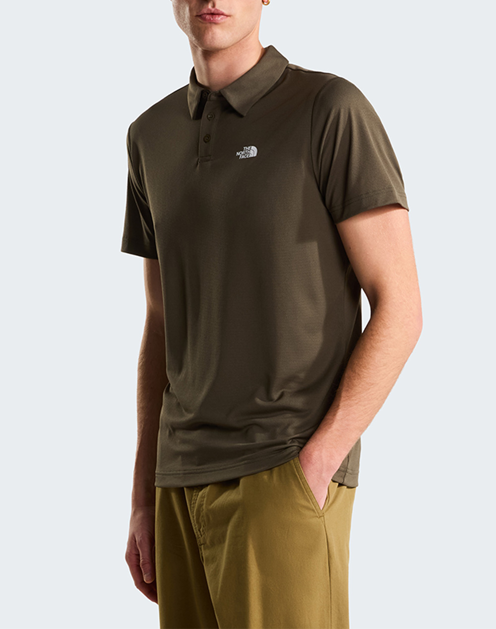 The North Face M Tanken Polo Ανδρας Ρουχα Μπλουζες Polo Khaki Συνθετικο Nf0A2Waz Nf21L