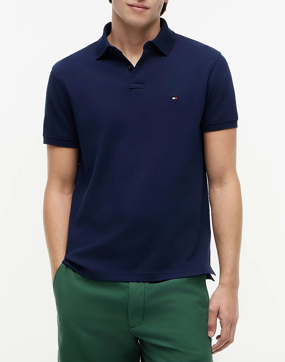 Tommy Hilfiger 1985 Regular Polo Ανδρας Ρουχα Μπλουζες Polo Darkblue Βαμβακιμε Ελασταν Mw0Mw17770 Dcc