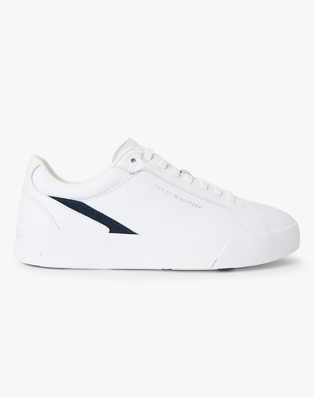 Tommy Hilfiger Th Court Craft Ii 1A Ανδρας Παπουτσια Sneakers White Δερμα Fm0fm05822 Ybs - Koolfly