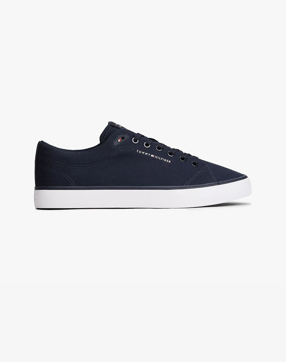 Tommy Hilfiger Harlem Core Ii Cvs Ανδρας Παπουτσια Sneakers Darkblue Βαμβακιυφασμα Fm0Fm05817 Dw5