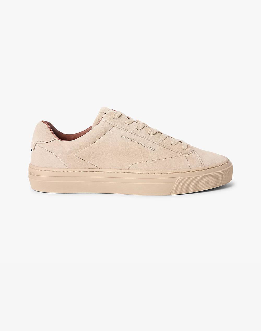 Tommy Hilfiger Park Premium Suede Ανδρας Παπουτσια Sneakers Biege Δερμασουετ Fm0Fm05829 Rbt