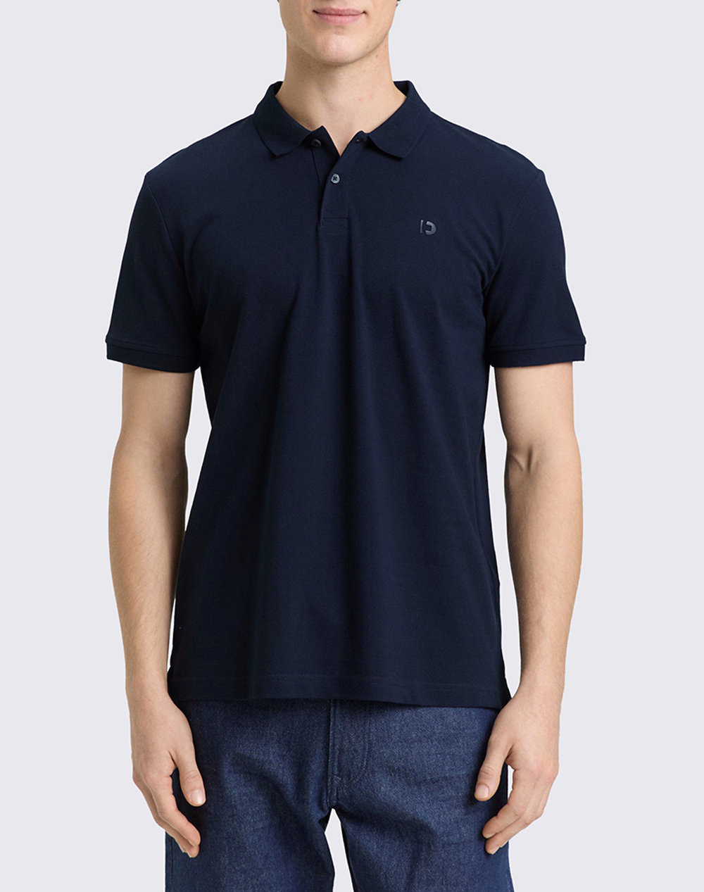 Tom Tailor Basic Polo Μπλουζα Ανδρικο Ανδρας Ρουχα Μπλουζες Polo Darkblue Βαμβακι 1045587 29380