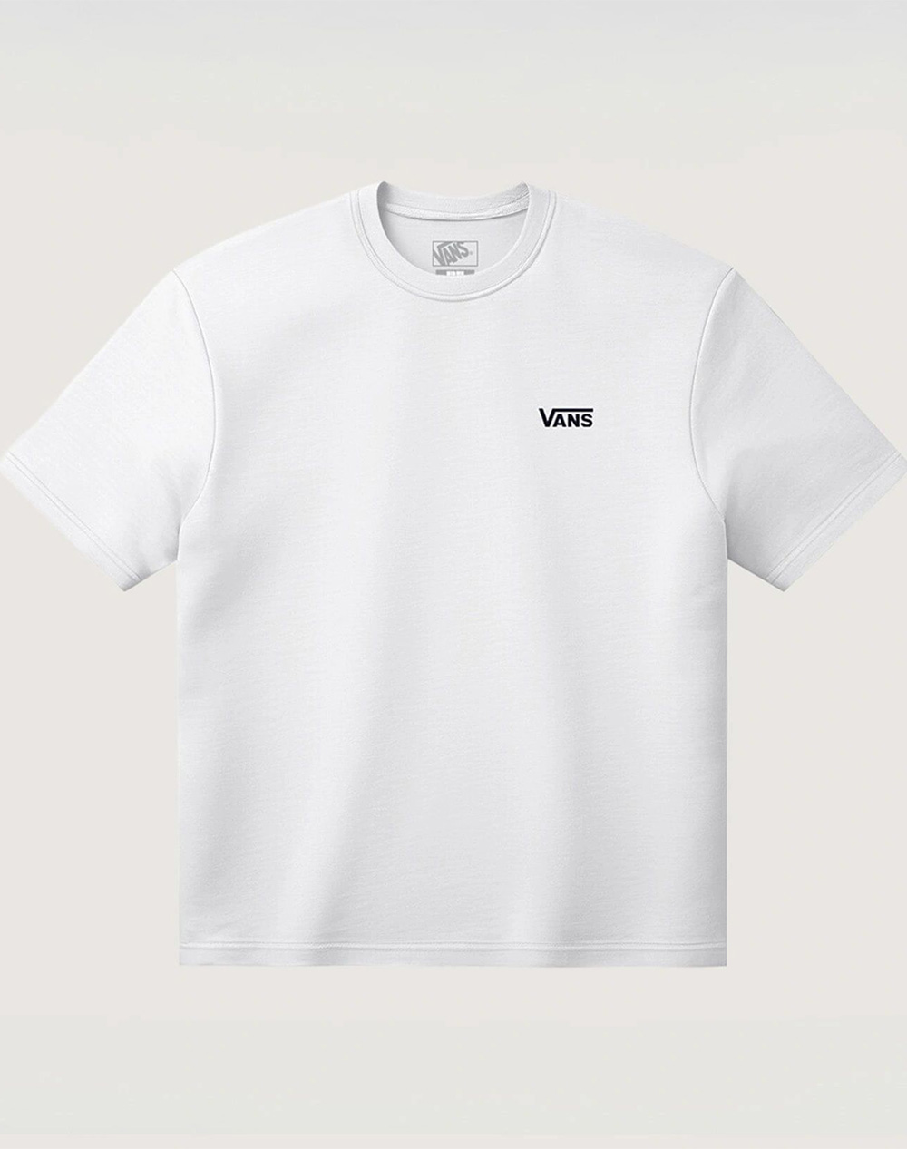 Vans Left Chest Ss Ανδρας Ρουχα Μπλουζες T Shirt White Βαμβακι Vn000R9Xwht1 White