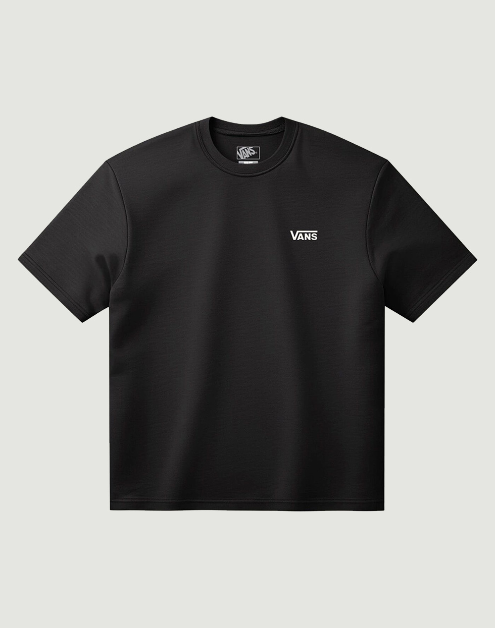 Vans Left Chest Ss Ανδρας Ρουχα Μπλουζες T Shirt Black Βαμβακι Vn000R9Xblk1 Black