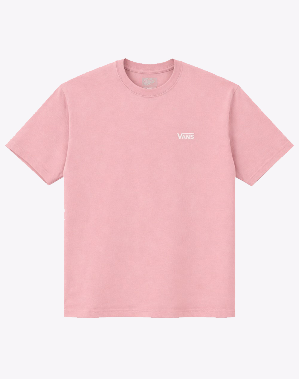 Vans Left Chest Ss Ανδρας Ρουχα Μπλουζες T Shirt Pink Βαμβακι Vn000R9Xfpr1 Vnfpr