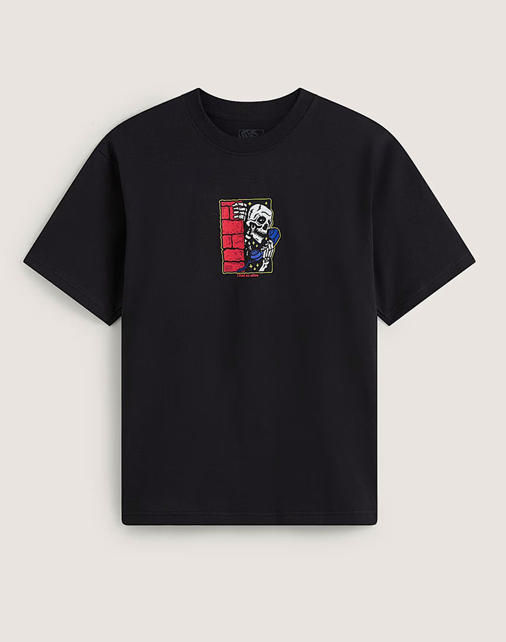 Vans Feel So Alive Ss Tee Ανδρας Ρουχα Μπλουζες T Shirt Black Βαμβακι Vn000Xhsblk1 Vnblk