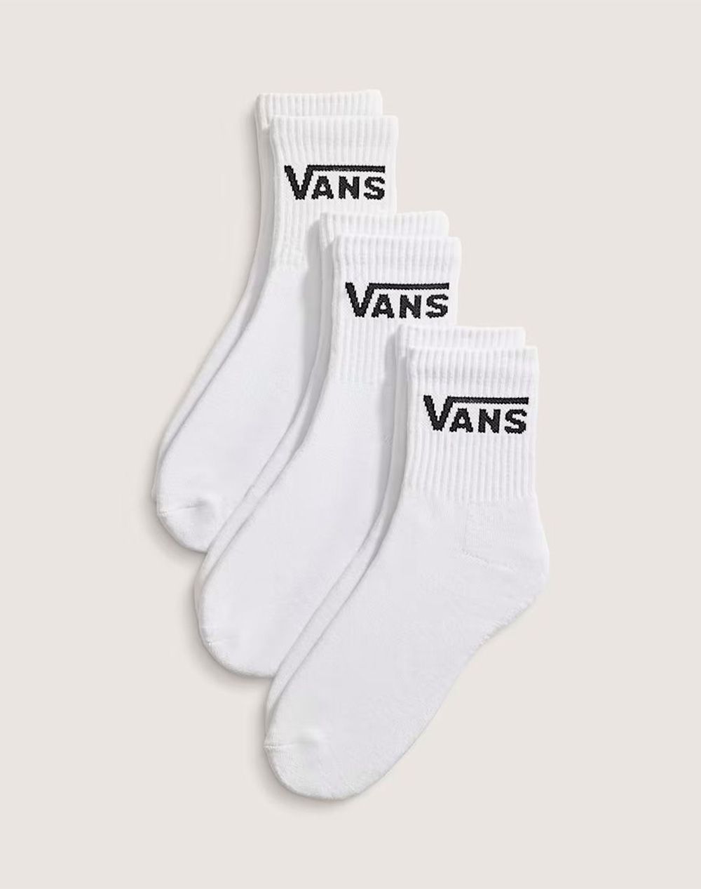 Vans Classic Half Crew Ανδρας Αξεσουαρ Καλτσες White Βαμβακι,Με Ελασταν,Συνθετικο Vn000qbwwht1 White - Koolfly