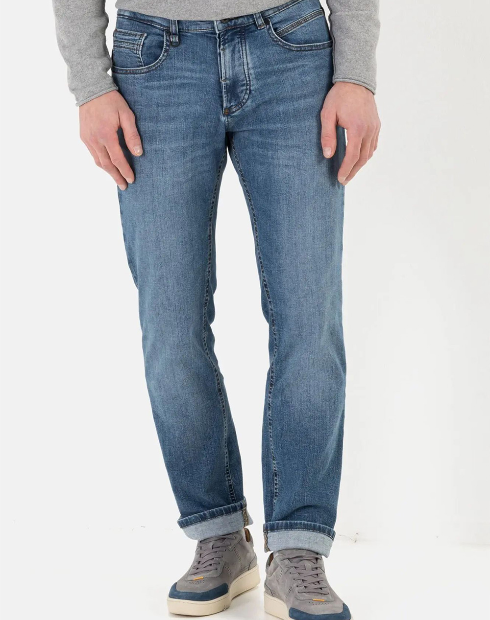 Camel Παντελόνι Denim Relaxed Flexxxactive Ανδρας Ρουχα Παντελονια Jeans Denimblue Βαμβακι,Με Ελασταν C261nos 488895 9D19 42 - Koolfly
