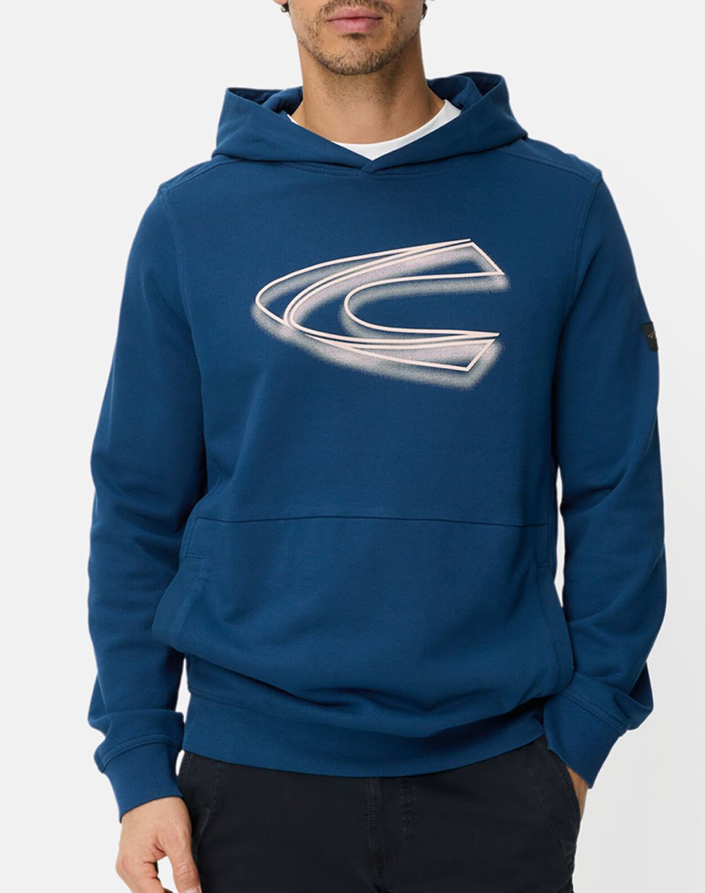 Camel Φούτερ Hoody C Ανδρας Ρουχα Μπλουζες Φουτερ Blue Βαμβακι C261 409460 7W49 46