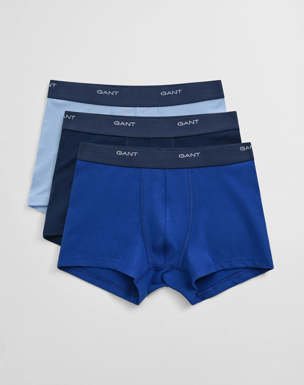 Gant Σετ 3 Εσωρουχων Trunk Core Trunk 3 Pack Ανδρας Εσωρουχα Σλιπ Μποξερ Blue Βαμβακιμε Ελασταν 3Gu900003333 436