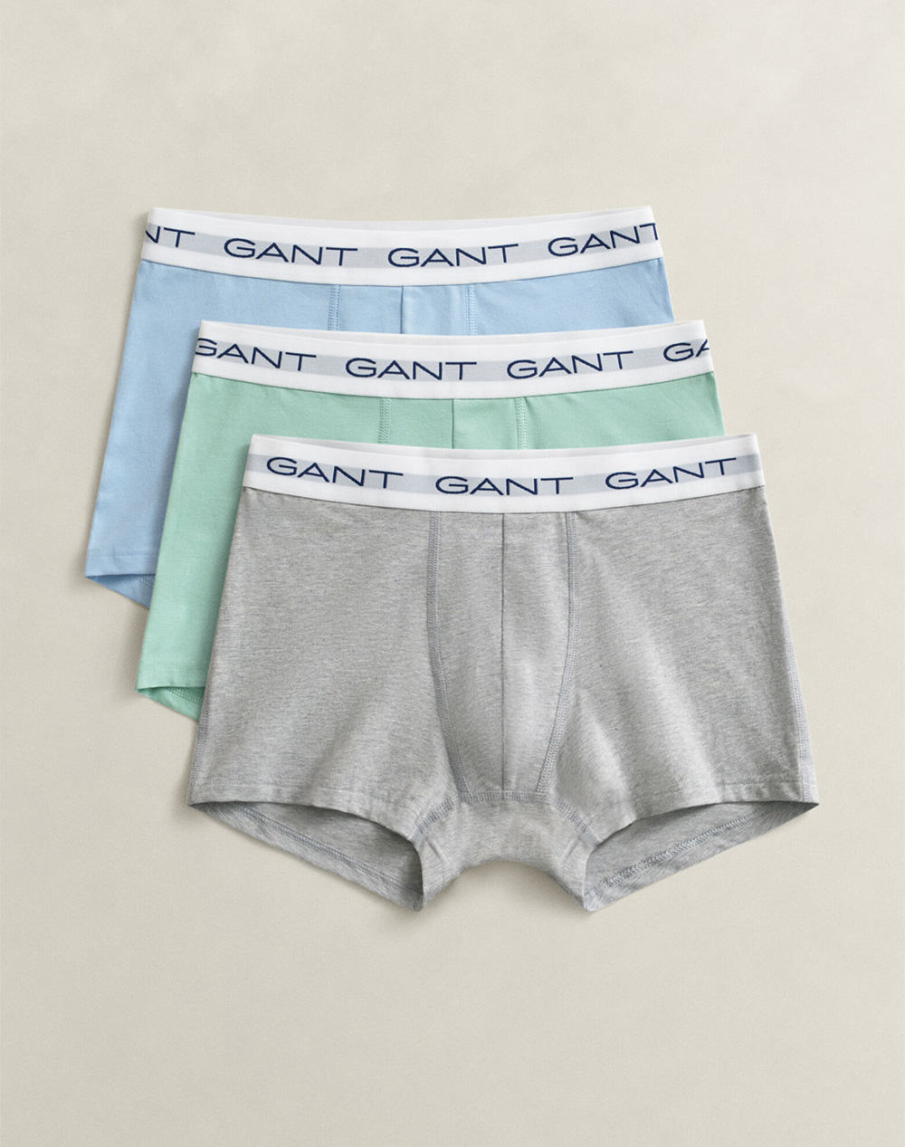 Gant Σετ 3 Εσωρουχων Trunk Trunk 3 Pack Ανδρας Εσωρουχα Σλιπ Μποξερ Lightgray Βαμβακι,Με Ελασταν 3Gu902613003 94 - Koolfly