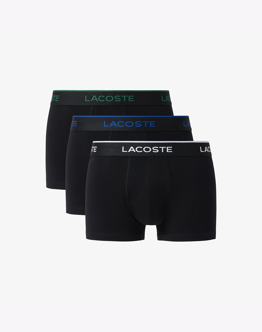 Lacoste Σετ 3 Εσωρουχων Trunk Underwear Trunk Ανδρας Εσωρουχα Σλιπ Μποξερ Black Βαμβακι,Με Ελασταν 35H4967 6I2 - Koolfly