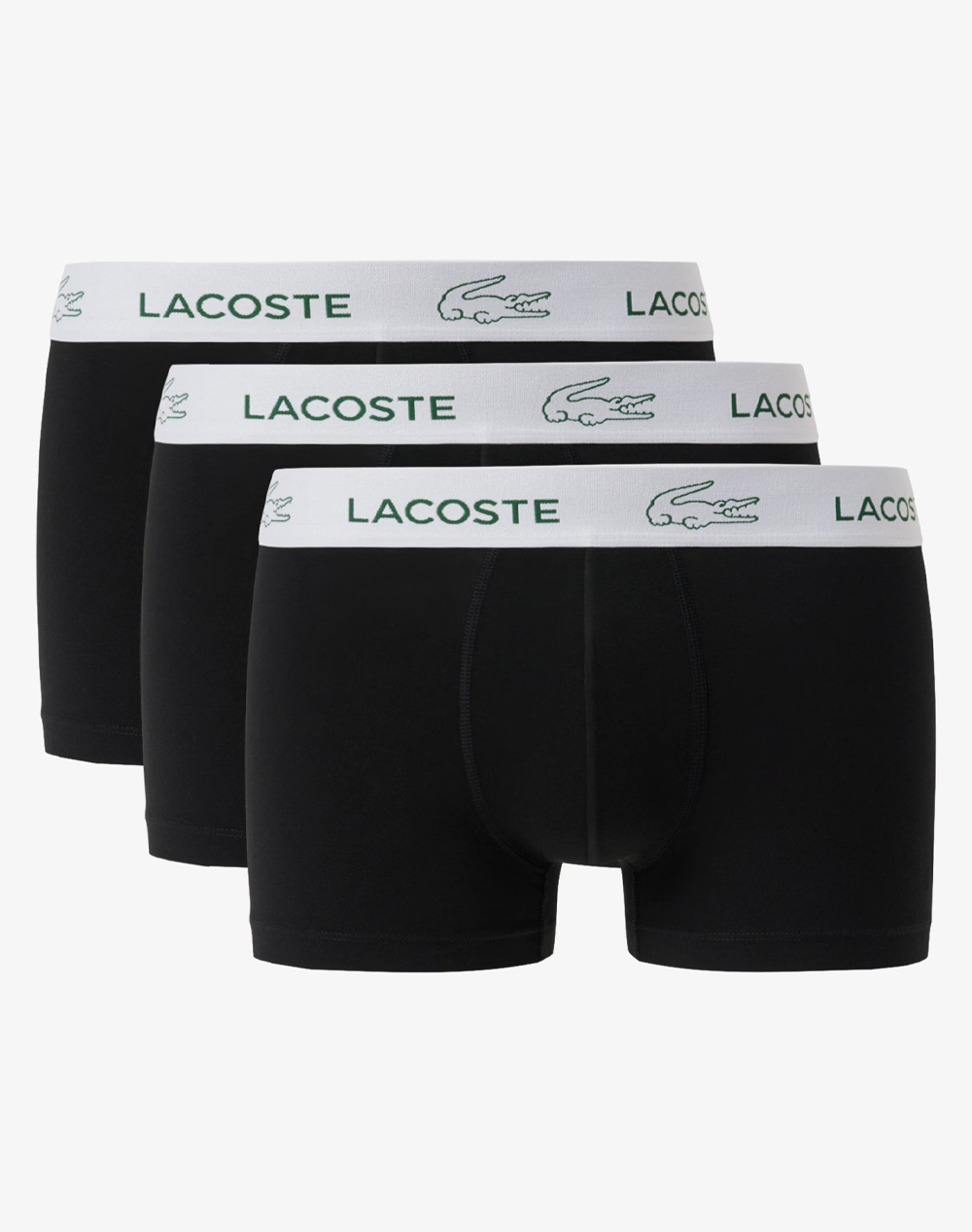 Lacoste Σετ 3 Εσωρουχων Trunk Ανδρας Εσωρουχα Σλιπ Μποξερ Black Βαμβακι,Με Ελασταν 35H3583 031 - Koolfly