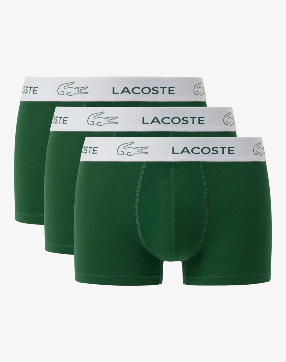 Lacoste Σετ 3 Εσωρουχων Trunk Ανδρας Εσωρουχα Σλιπ Μποξερ Green Βαμβακι,Με Ελασταν 35H3583 132 - Koolfly