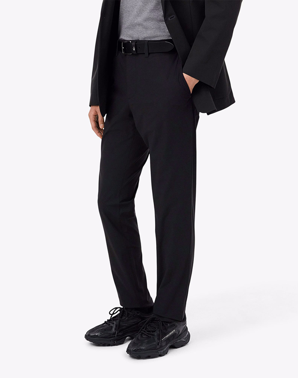 Lacoste Παντελονι Trousers Ανδρας Ρουχα Παντελονια Chinos Black Συνθετικο 3Hh1916 031