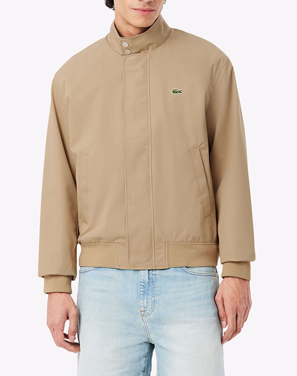 Lacoste Μπουφαν Blouson Ανδρας Ρουχα Πανωφορια Μπουφαν Biege Βαμβακισυνθετικο 3Bh1349 02S