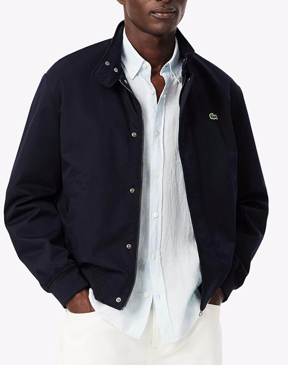 Lacoste Μπουφαν Blouson Ανδρας Ρουχα Πανωφορια Μπουφαν Darkblue Βαμβακι,Συνθετικο 3Bh1349 Hde - Koolfly