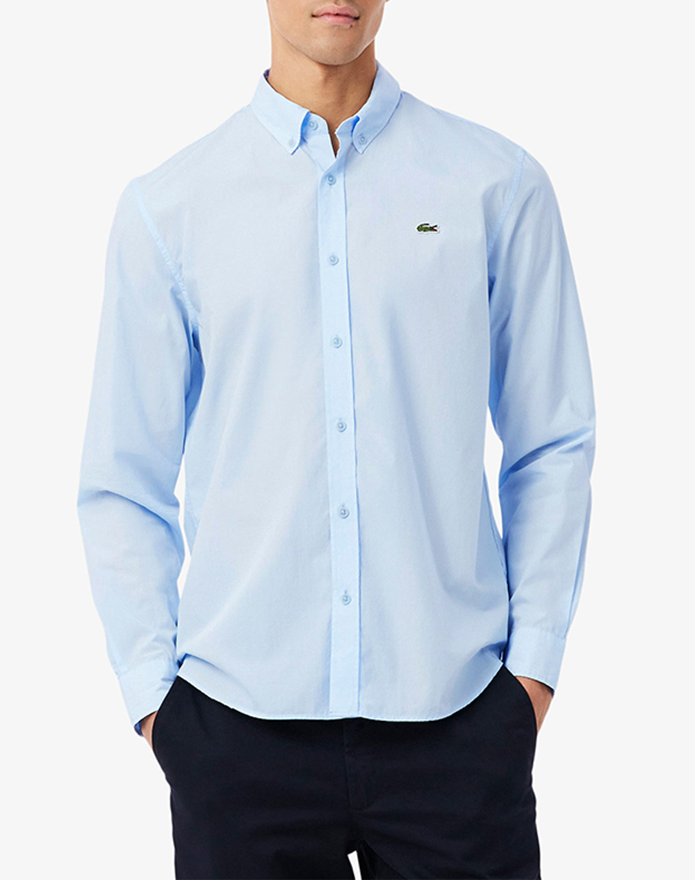 Lacoste Υποκαμισο Μμ Shirt Ls Ανδρας Ρουχα Πουκαμισα Lightblue Βαμβακι 3Ch2316 T01 - Koolfly