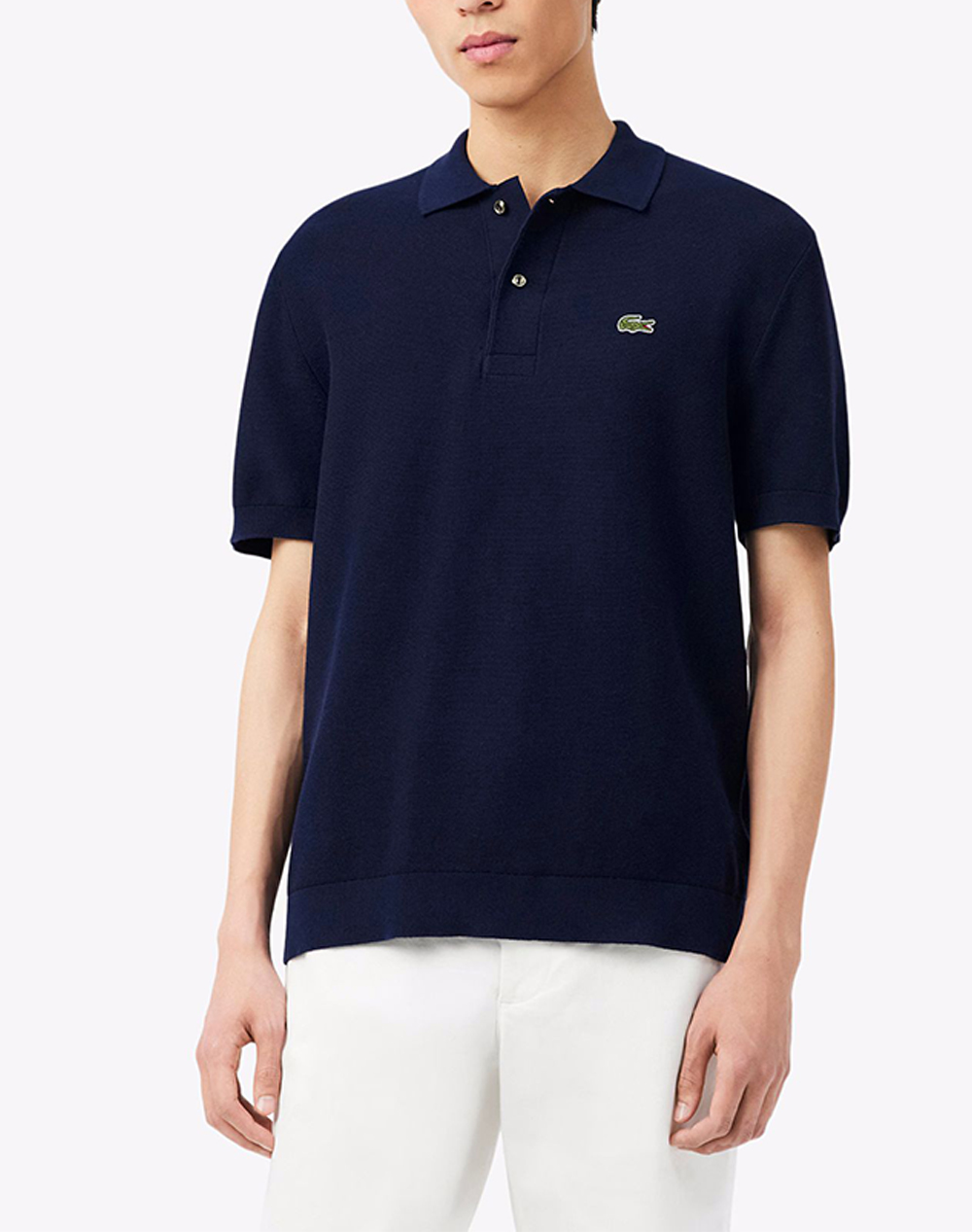 Lacoste Πουλοβερ Κμ Sweaters Ανδρας Ρουχα Μπλουζες Polo Navyblue Βαμβακι 3Ah1043 166