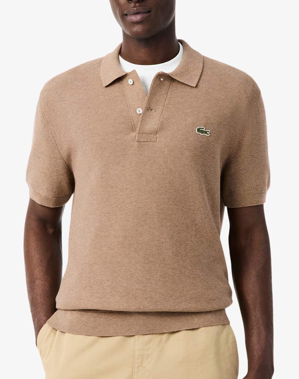 Lacoste Πουλοβερ Κμ Sweaters Ανδρας Ρουχα Μπλουζες Polo Sandybrown Βαμβακι 3Ah1043 Ge2 - Koolfly