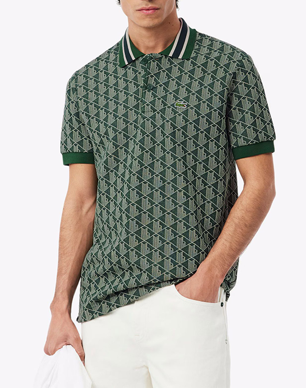 Lacoste Μπλουζα Πολο Κμ Ανδρας Ρουχα Μπλουζες Polo Green Βαμβακι,Συνθετικο 3Dh1417 D1r - Koolfly