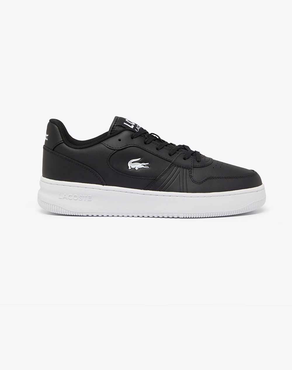 Lacoste Υποδημα Ανδρικο L001 Set 224 2 Ανδρας Παπουτσια Sneakers Black Δερμα 37 48Sma0018312 0000