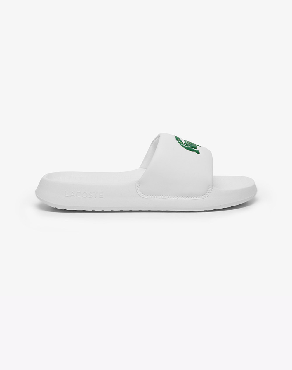 Lacoste Υποδημα Ανδρικο Serve Slide 1.0 125 1 Serve Slide 1.0 125 1 Cma Ανδρας Παπουτσια Σαγιοναρες White Απομιμηση Δερματοςσυνθετικο 37 49Cma00210