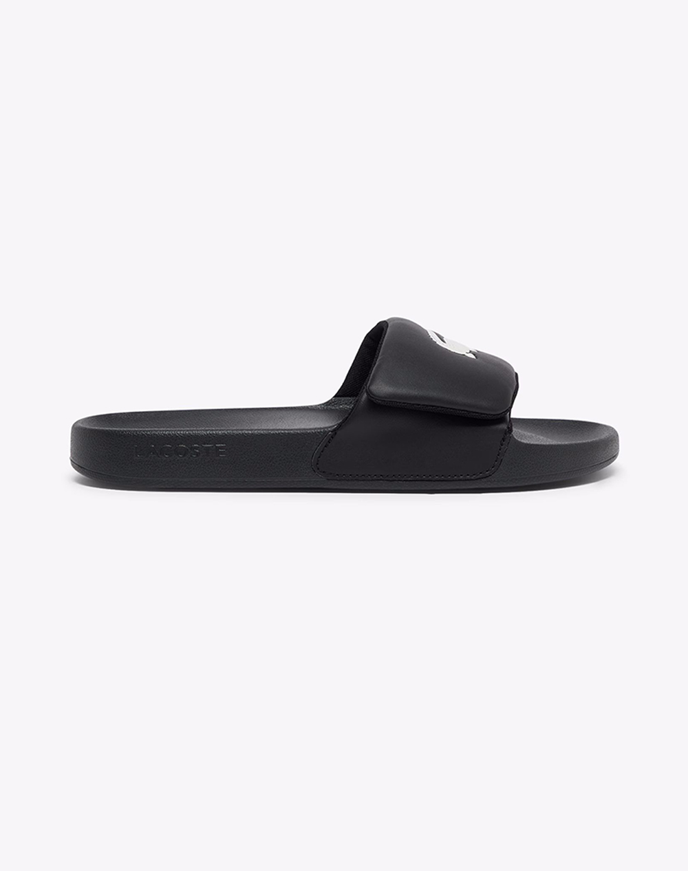 Lacoste Υποδημα Ανδρικο Serve Slide 0 S 1261 Ανδρας Αθλητικα Παπουτσια Σαγιοναρες Black Απομιμηση Δερματος 37 51Cma0022312 0000