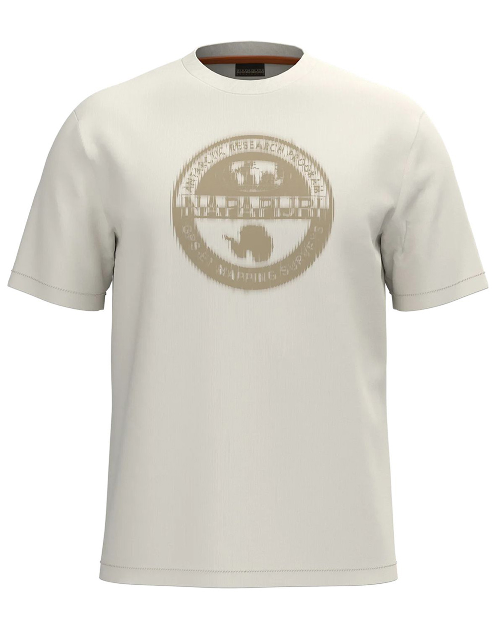Napapijri S Mahsa Ss Ανδρας Ρουχα Μπλουζες T Shirt Offwhite Βαμβακι Np0A4Fzb Npn1A