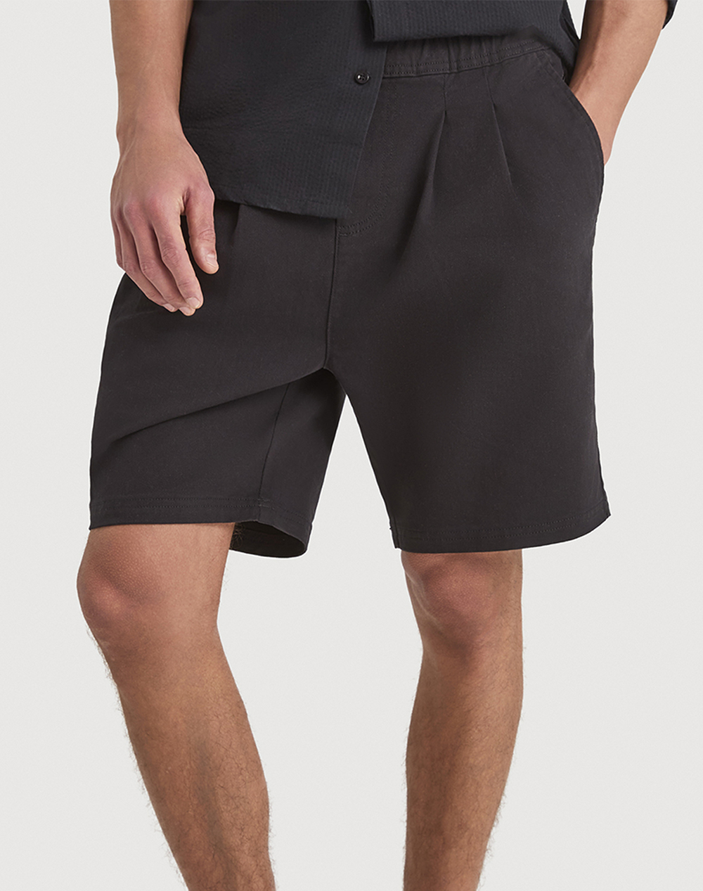 Nautica Σορτς Rava Casual Short Ανδρας Ρουχα Σορτς | Βερμουδες Chinos Black Βαμβακιμε Ελασταν 3Ncn1V03970 011
