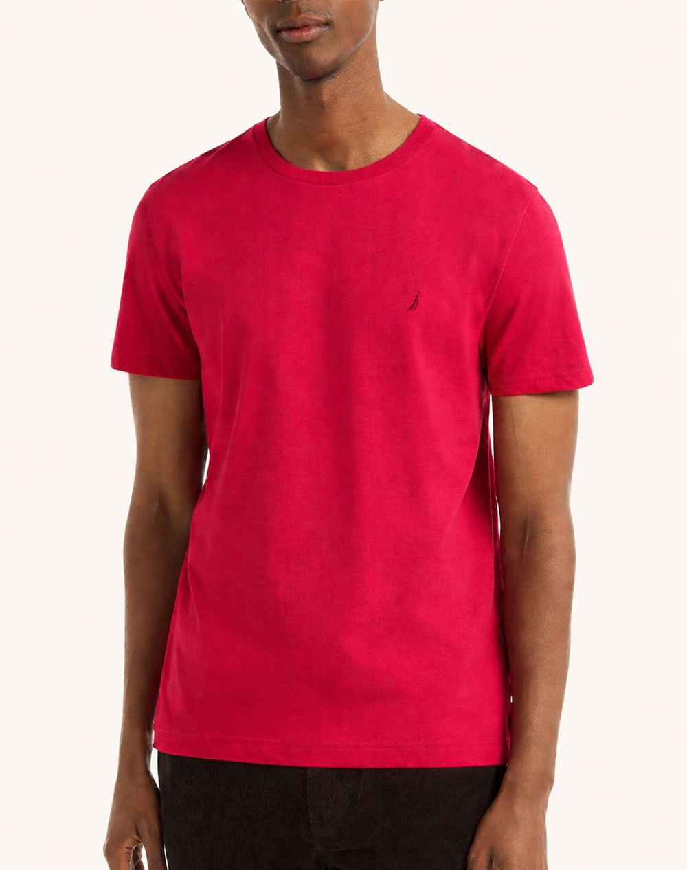 Nautica Μπλουζα T Shirt Κμ S/S T Shirts Crew Tee Ανδρας Ρουχα Μπλουζες T Shirt Fuchsia Βαμβακι 3Ncvr8100 62F - Koolfly