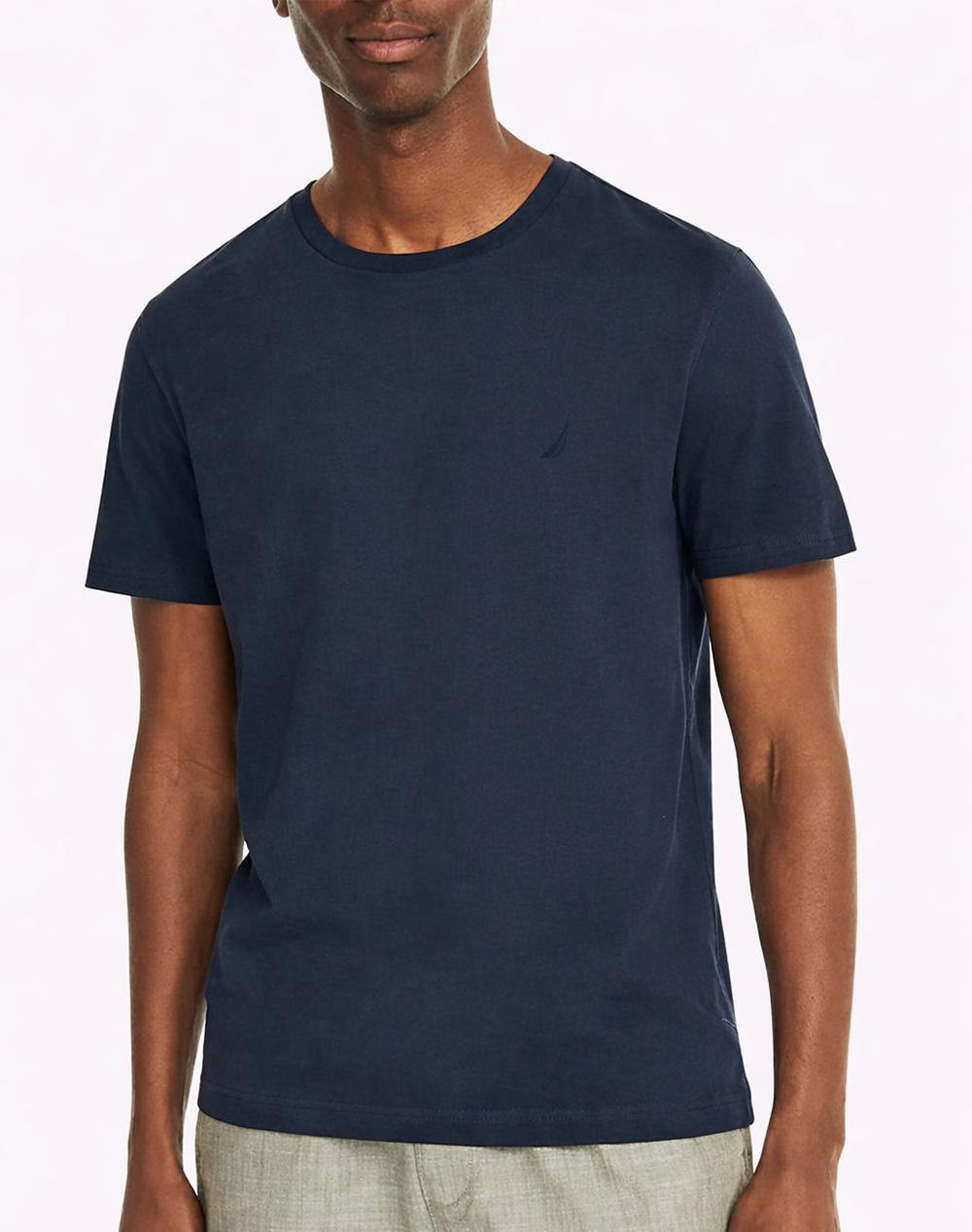 Nautica Μπλουζα T Shirt Κμ S/S T Shirts Crew Tee Ανδρας Ρουχα Μπλουζες T Shirt Navyblue Βαμβακι 3Ncvr8100 4Nv/444 - Koolfly