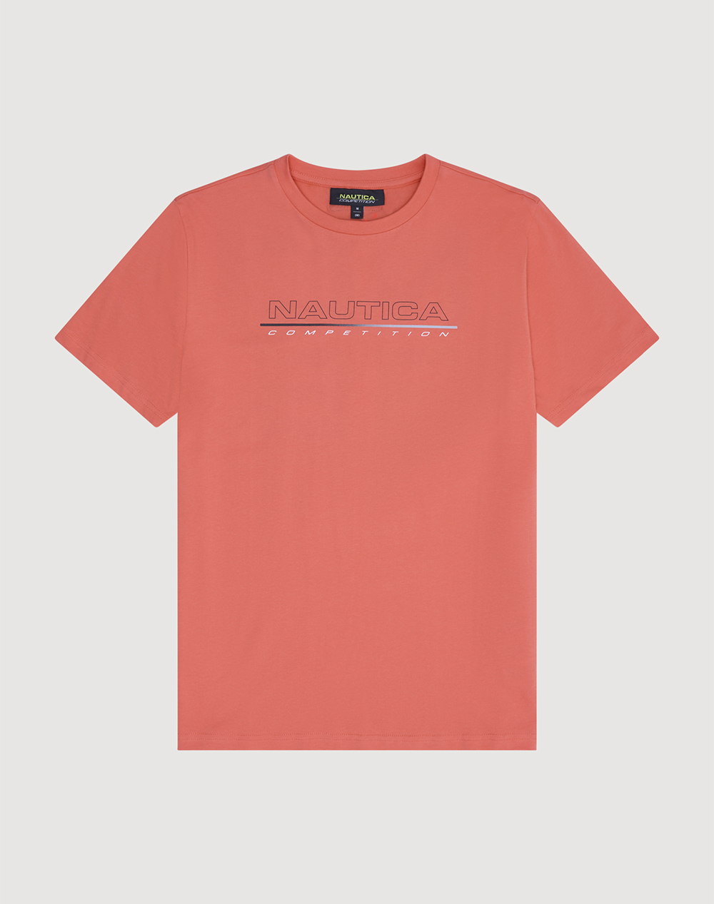 Nautica Μπλουζα T Shirt Κμ Grinnell T Shirt Ανδρας Ρουχα Μπλουζες T Shirt Coral Βαμβακι 3Ncn7V03935 709