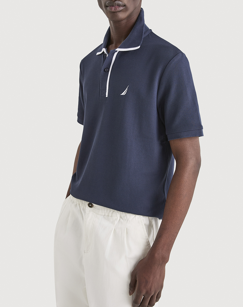 Nautica Μπλουζα Πολο Κμ Pelagia Polo Shirt Ανδρας Ρουχα Μπλουζες Polo Darkblue Βαμβακισυνθετικο 3Ncn1V03946 459