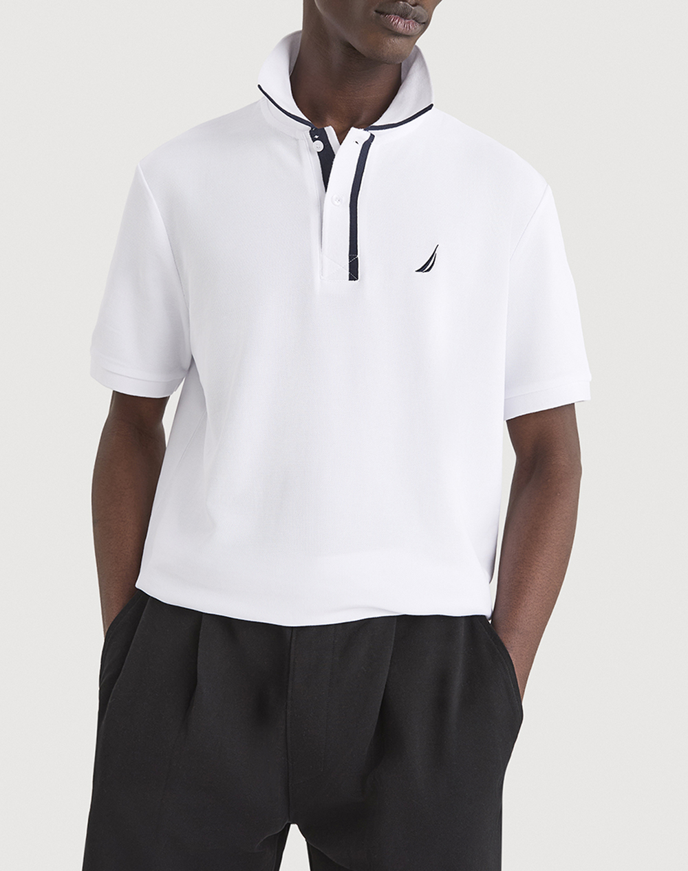 Nautica Μπλουζα Πολο Κμ Pelagia Polo Shirt Ανδρας Ρουχα Μπλουζες Polo White Βαμβακισυνθετικο 3Ncn1V03946 908