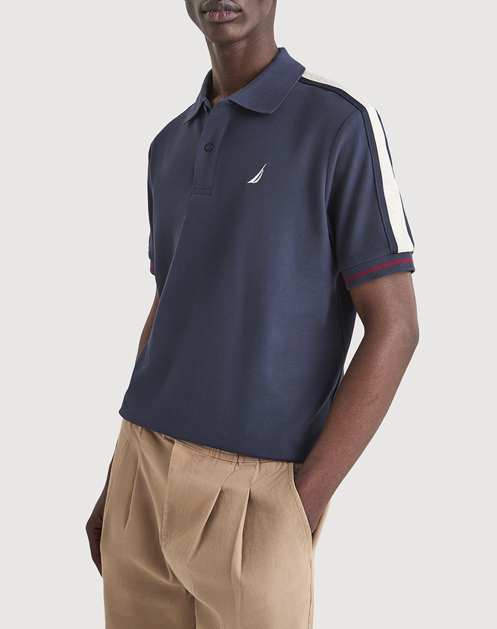 Nautica Μπλουζα Πολο Κμ Thames Polo Shirt Ανδρας Ρουχα Μπλουζες Polo Darkblue Βαμβακιυφασμα 3Ncn1V04021 459