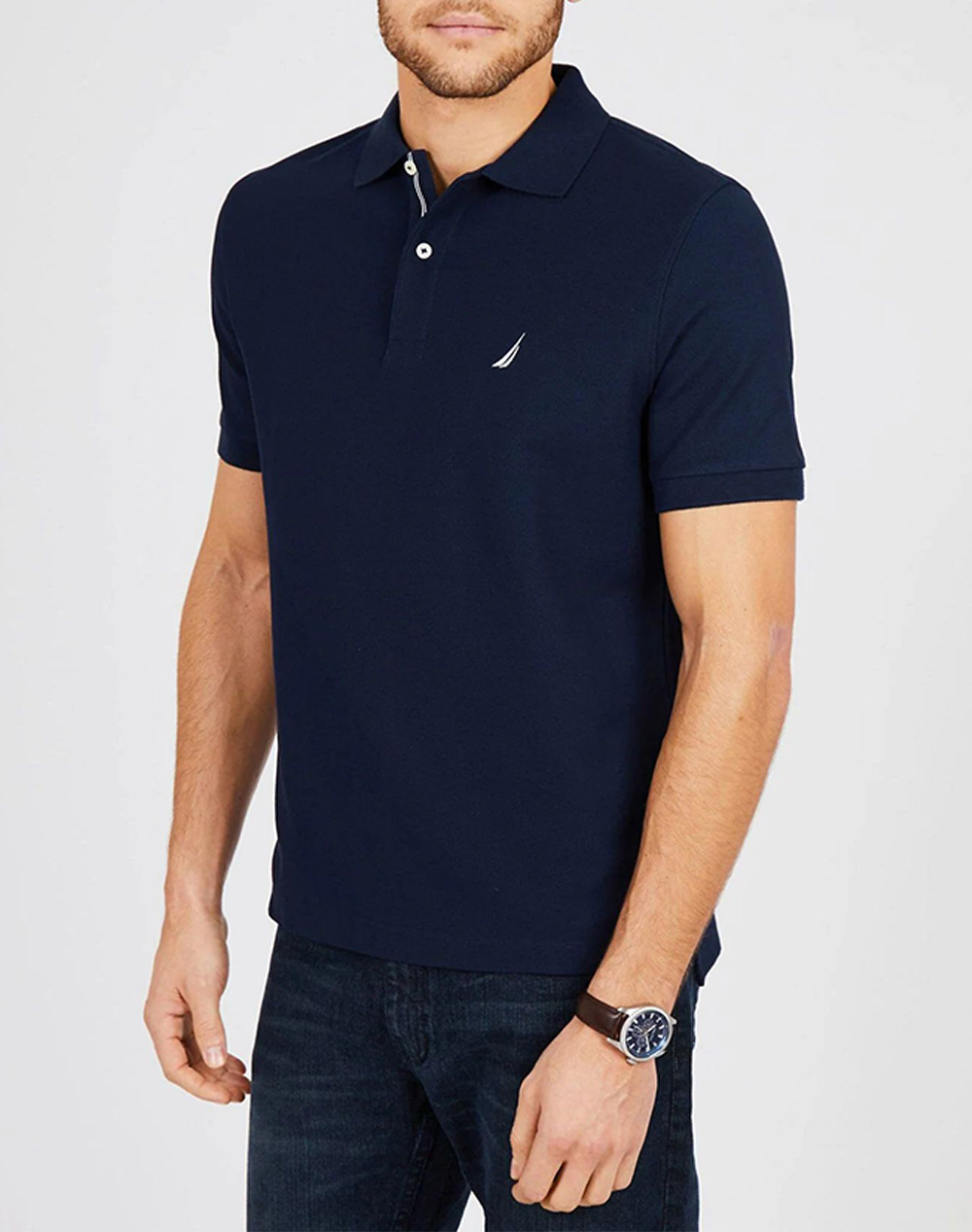 Nautica Μπλουζα Πολο Κμ Cabin Polo Shirt Ανδρας Ρουχα Μπλουζες Polo Darkblue Βαμβακι,Συνθετικο 3Ncn1cr0110 459 - Koolfly