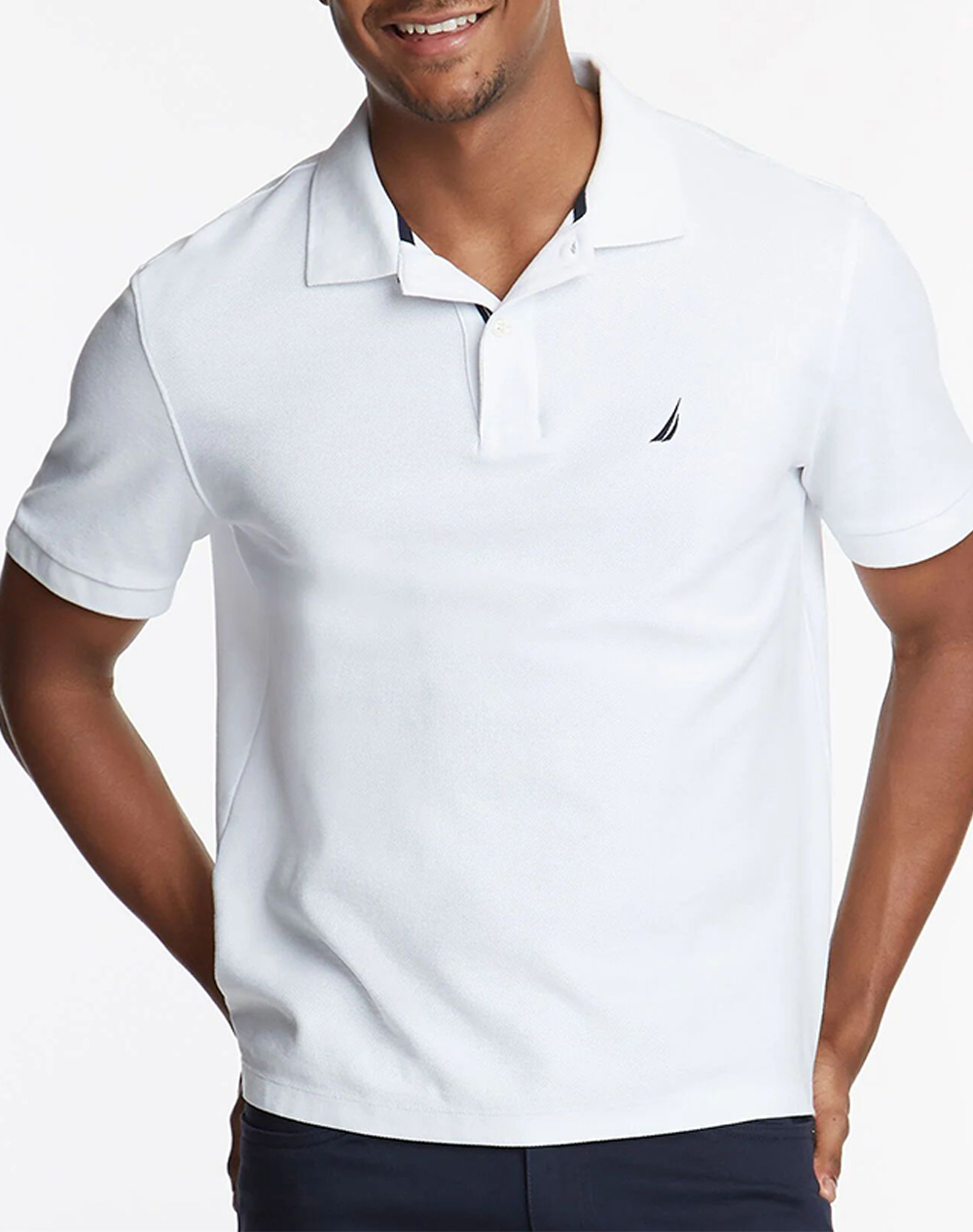 Nautica Μπλουζα Πολο Κμ Cabin Polo Shirt Ανδρας Ρουχα Μπλουζες Polo White Βαμβακι,Συνθετικο 3Ncn1cr0110 908 - Koolfly