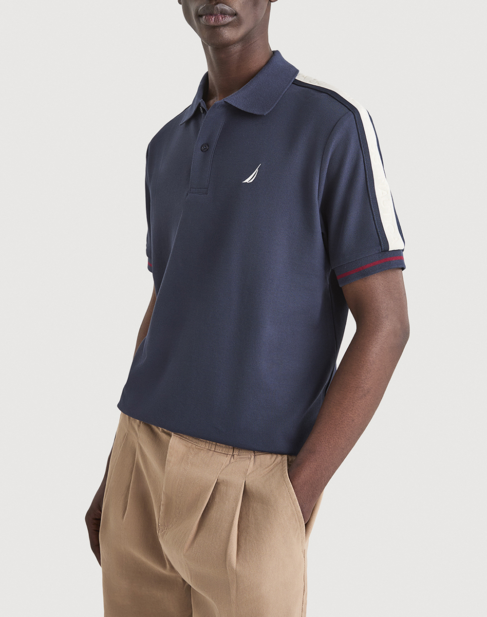 Nautica Μπλουζα Πολο Κμ Thames B&T Polo Shirt Ανδρας Ρουχα Μπλουζες Polo Darkblue Βαμβακι,Υφασμα 3Ncn1v04182 459 - Koolfly
