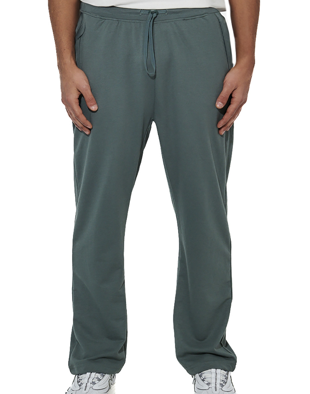 Body Action Men''S Essentials French Terry Pants Ανδρας Ρουχα Παντελονια Παντελονια Φορμας Darkgreen Βαμβακισυνθετικο 023624 01 Balsam Green
