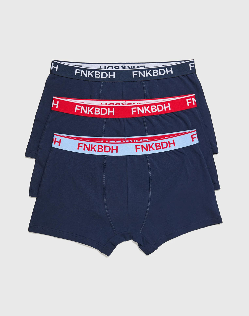 Funky Buddha Underwear & Socks Ανδρας Εσωρουχα Σλιπ Μποξερ Navyblue Βαμβακιμε Ελασταν Fbm013 082 10 Navy