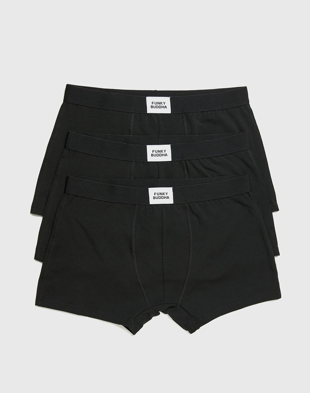 Funky Buddha Underwear & Socks Ανδρας Εσωρουχα Σλιπ Μποξερ Black Βαμβακιμε Ελασταν Fbm013 080 10 Black