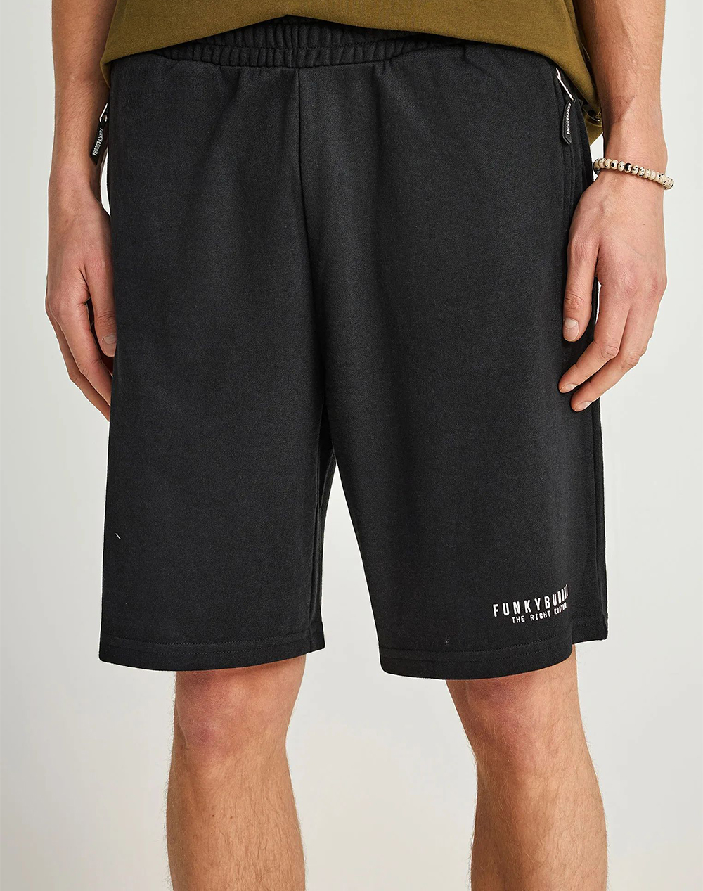 Funky Buddha Shorts Ανδρας Αθλητικα Κατω Ενδυση Σορτς / Βερμουδα Black Βαμβακισυνθετικο Fbm013 050 03 Black