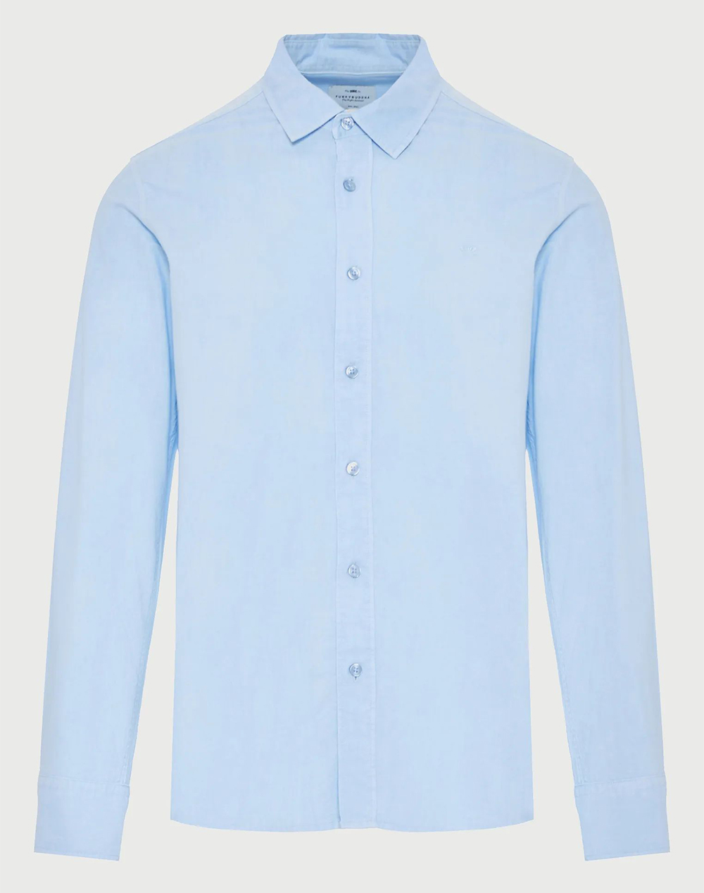 Funky Buddha Shirts Ανδρας Ρουχα Πουκαμισα Lightblue Βαμβακι Fbm013 051 05 Lt Blue