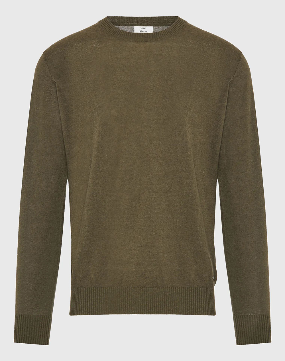 Funky Buddha Pullovers & Cardigan Ανδρας Ρουχα Μπλουζες Πλεκτα Khaki Βαμβακιλινο Fbm013 001 09 Deep Forest
