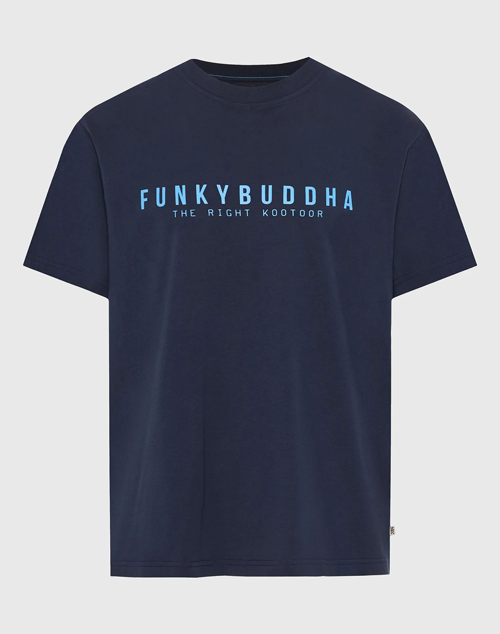 Funky Buddha T Shirts Ανδρας Ρουχα Μπλουζες T Shirt Navyblue Βαμβακι Fbm013 011 04 Navy