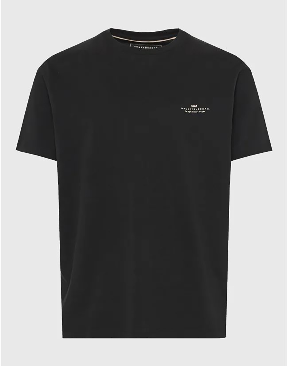 Funky Buddha T Shirts Ανδρας Ρουχα Μπλουζες T Shirt Black Βαμβακι Fbm013 001 04 Black